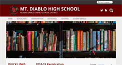 Desktop Screenshot of mdhs.mdusd.org