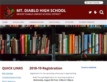 Tablet Screenshot of mdhs.mdusd.org
